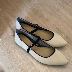 Rothy’s The Point Mary Jane II in sandstone